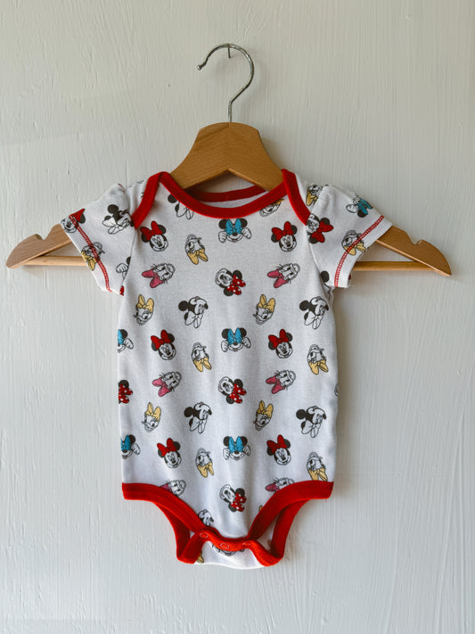 Minnie + Daisy Onesie - 6/9M