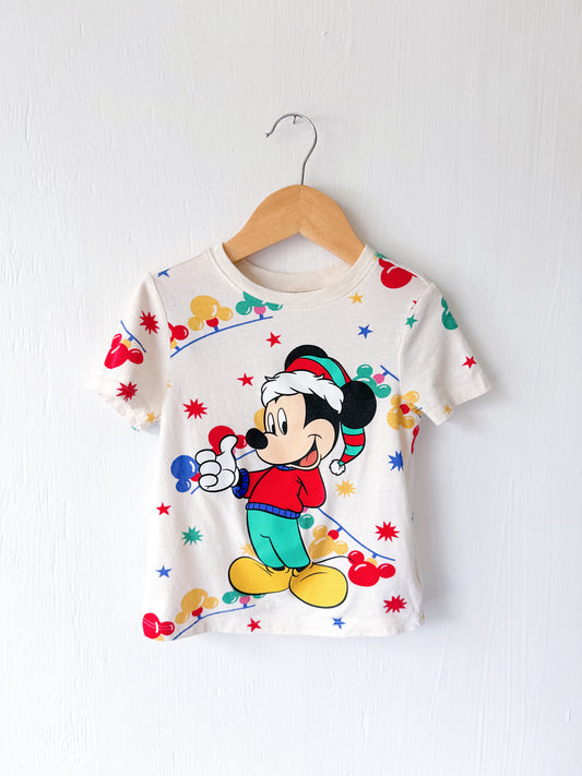 Festive Mickey Tee - 3T