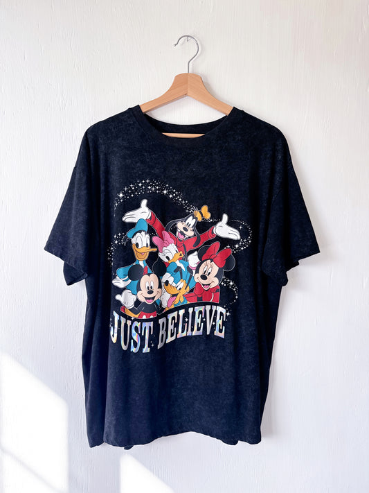 Just Believe Mickey + Co Sparkle Tee - 2X