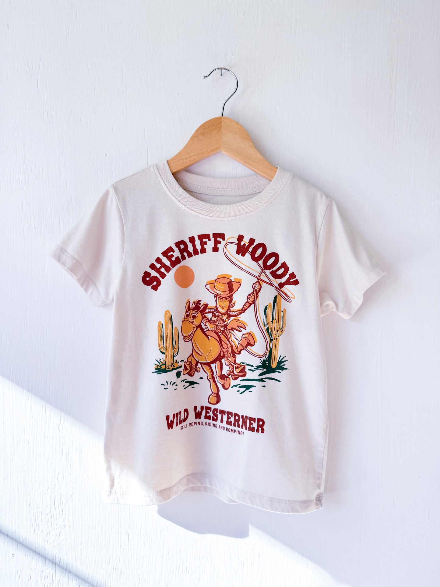 Toy Story Sheriff Woody Tee - YXS