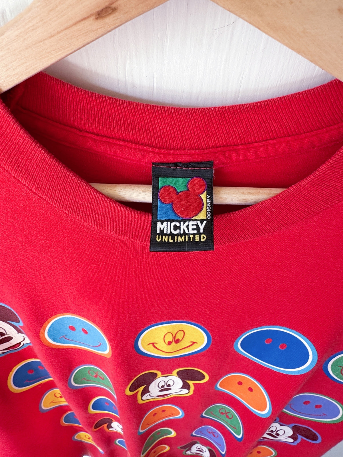 VINTAGE 90’s Mickey Smileys Tee - XL