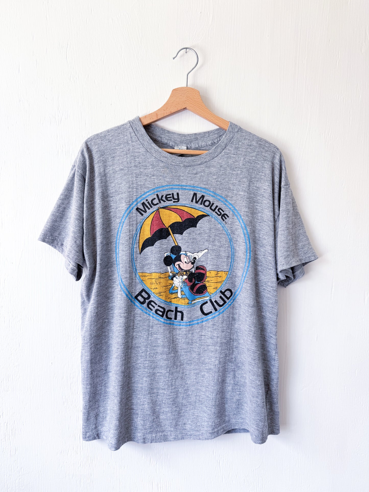VINTAGE 80’s Mickey Beach Club Tee - L/XL