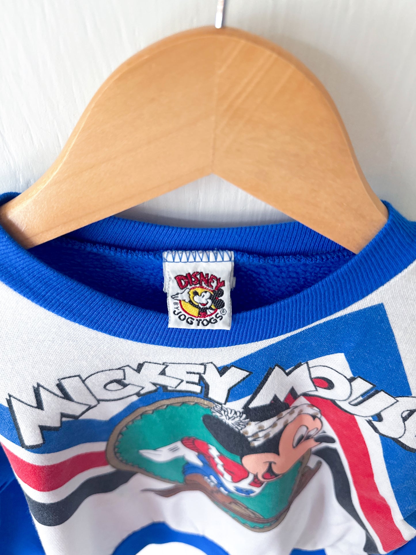 VINTAGE 80’s Skiier Mickey Crewneck - 4T