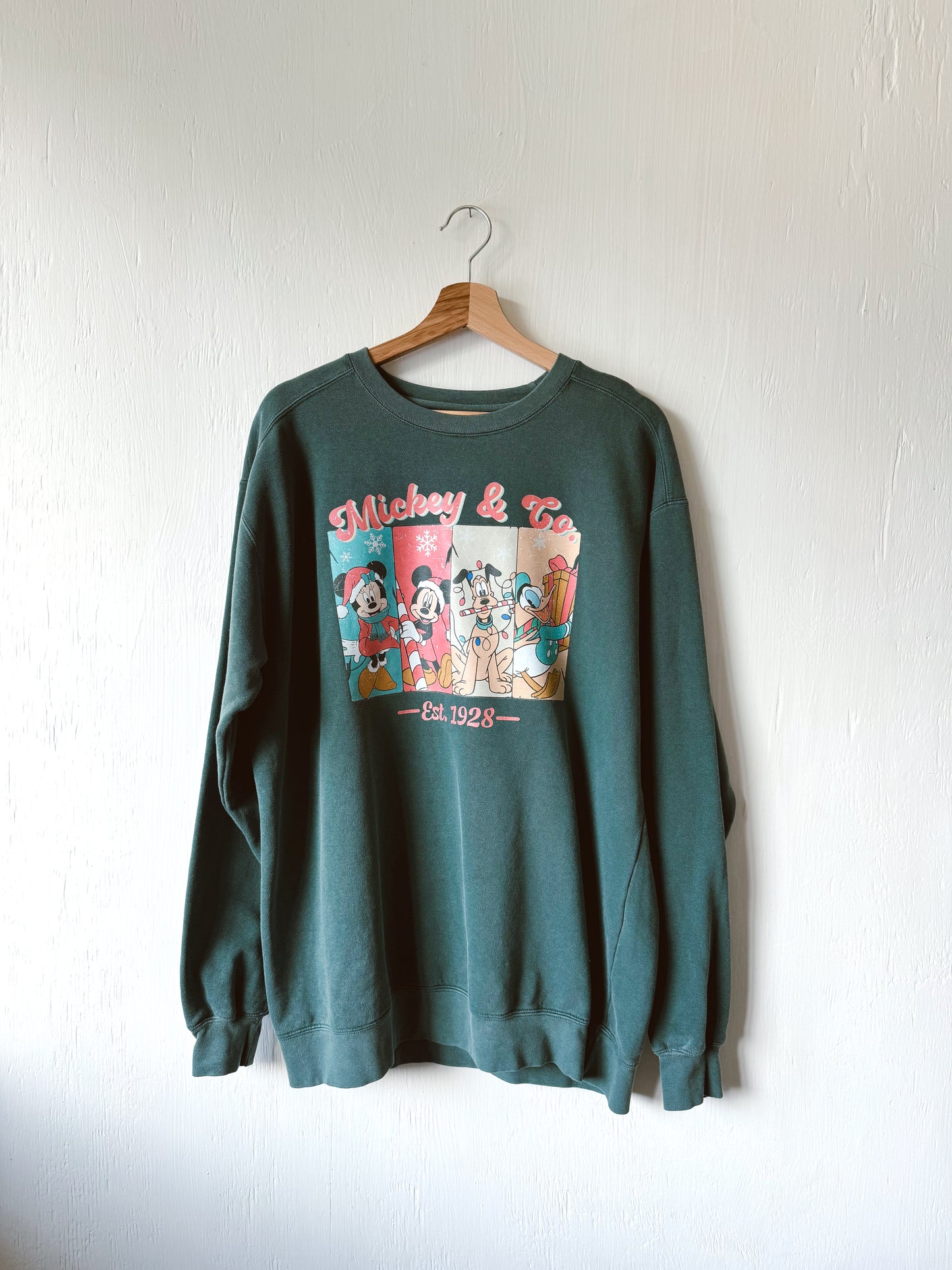 NEW Mickey + Co 1928 Crewneck - L