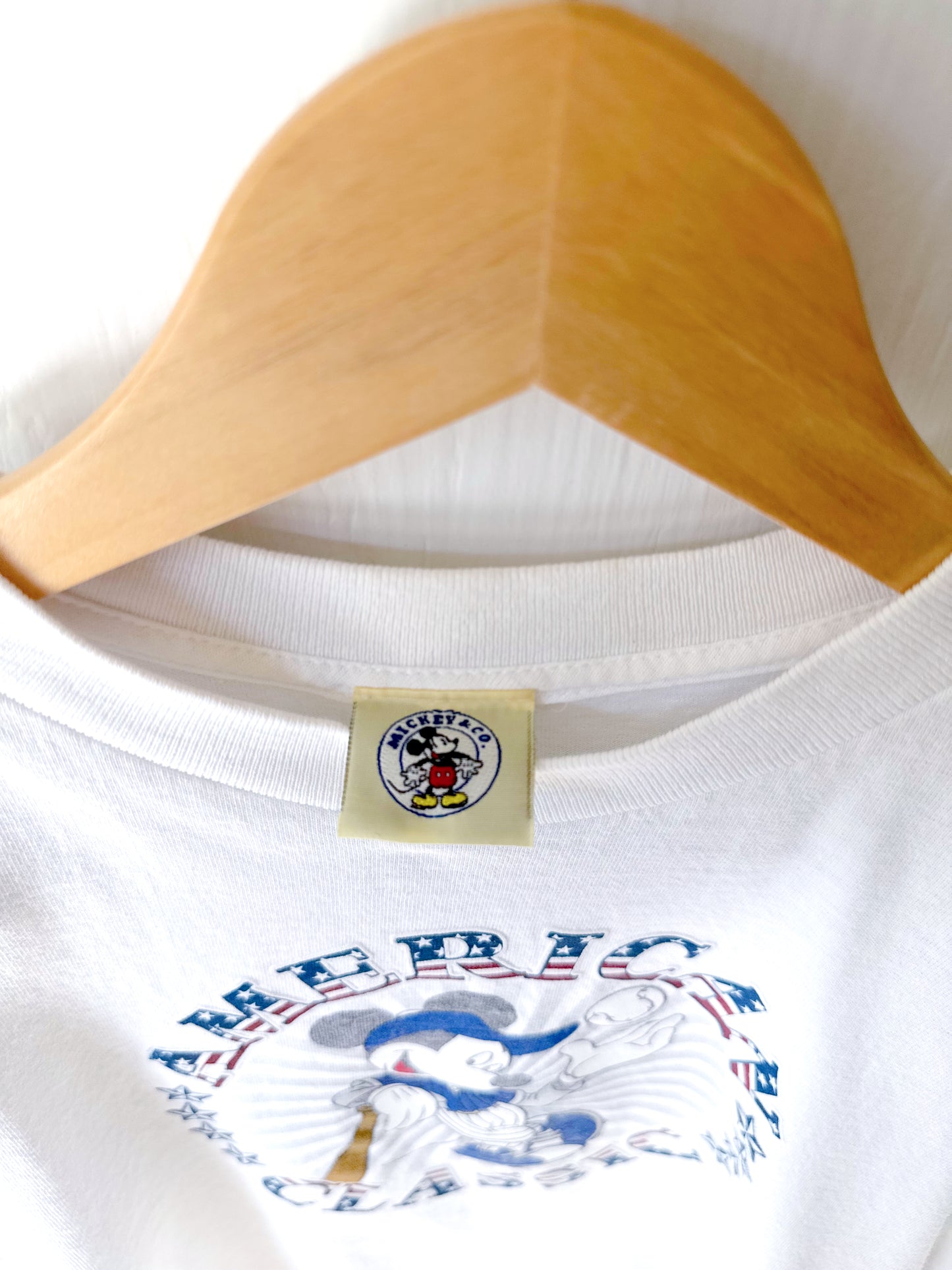 VINTAGE 90’s Mickey Baseball Tee - YM