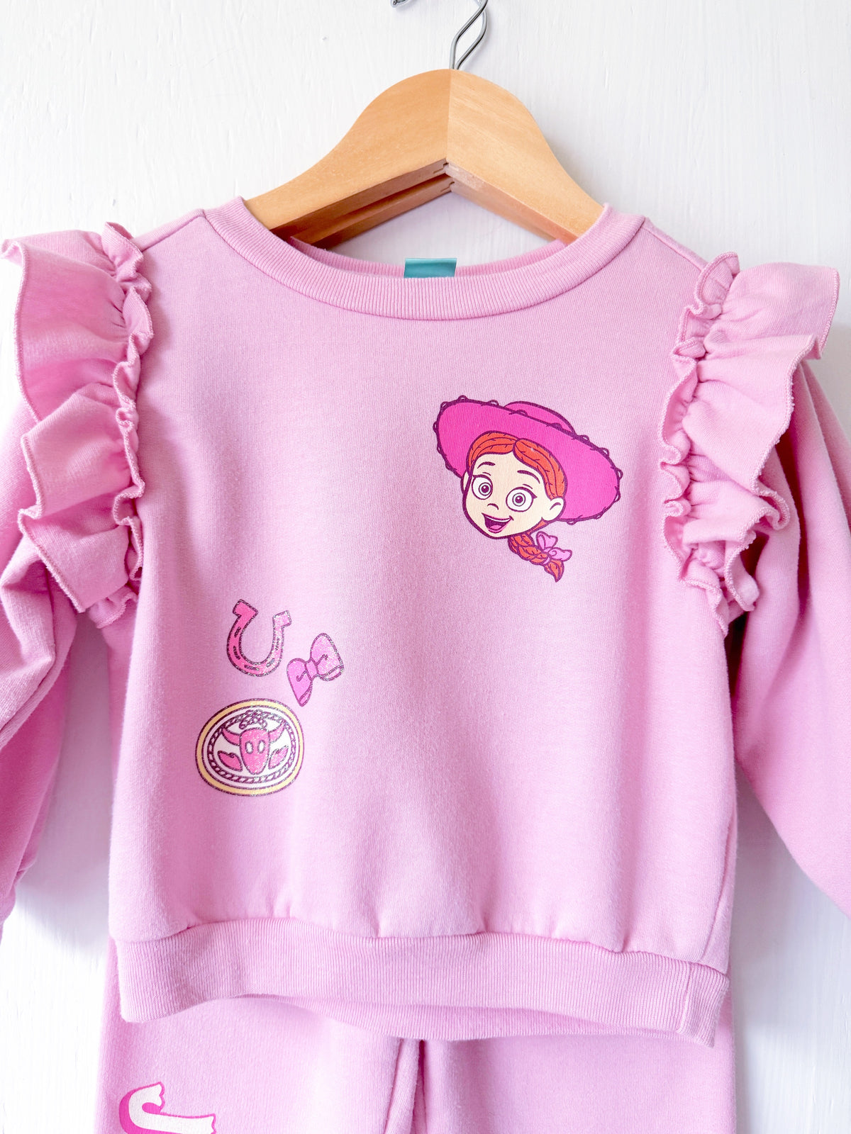 Jessie Ruffle Sweat Set - 24M