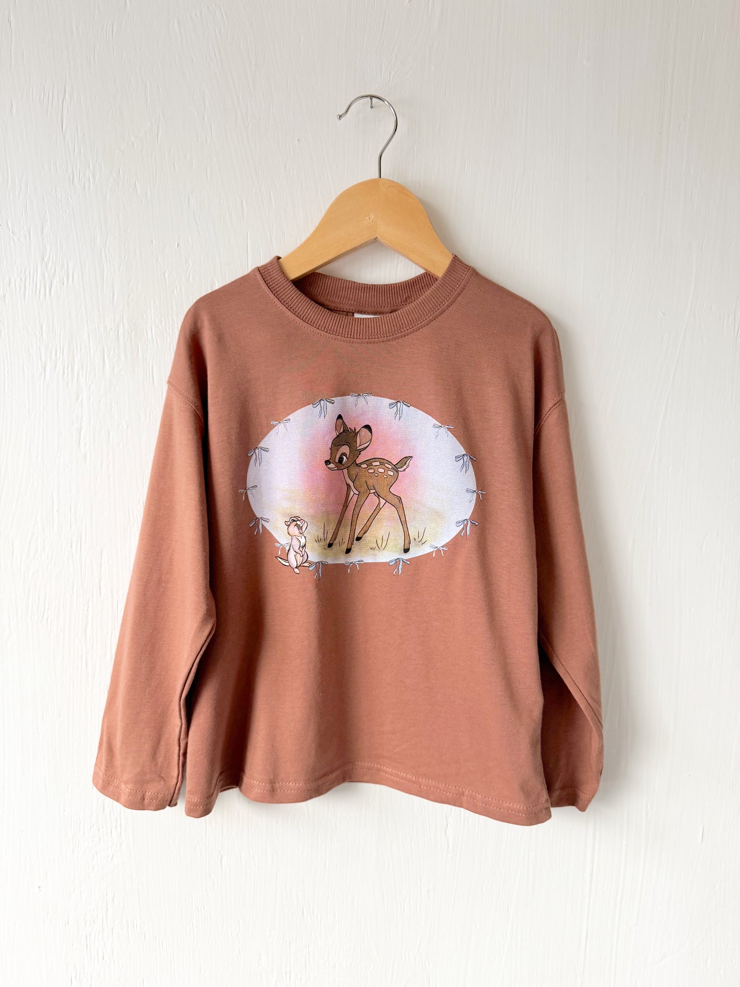 NEW Zara Bambi Long Sleeve Tee - 5/6