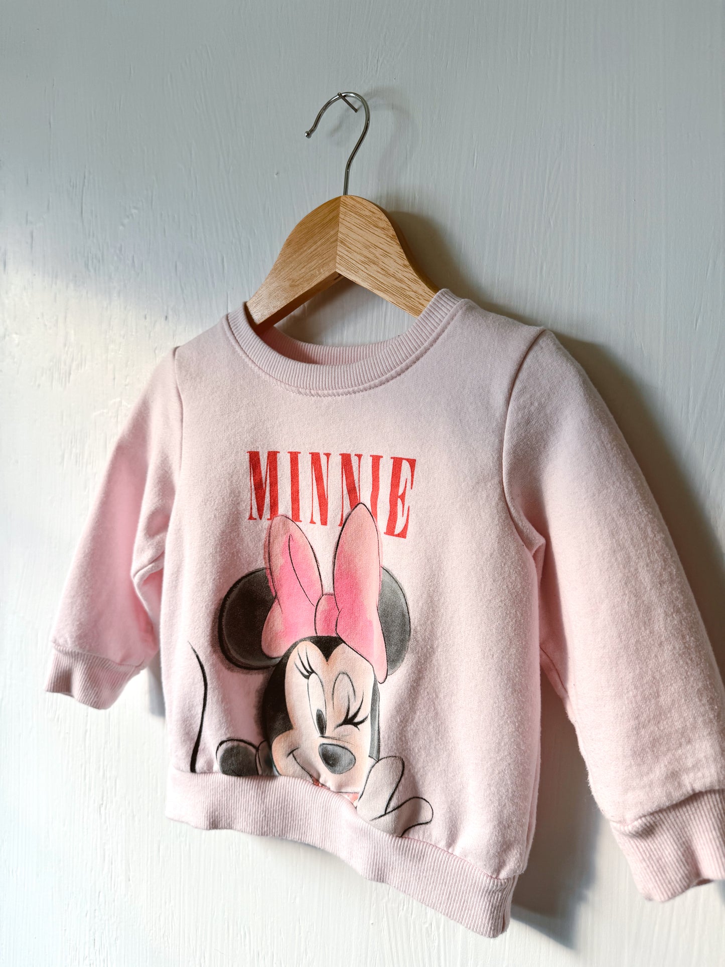 Pink Minnie Crewneck - 12M