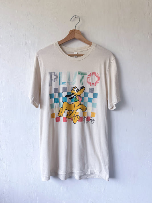 Checkered Pluto Tee - L