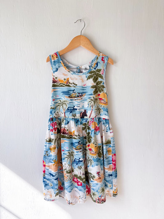 Disney Store Polynesian / Hawaiian Dress - Y5/6