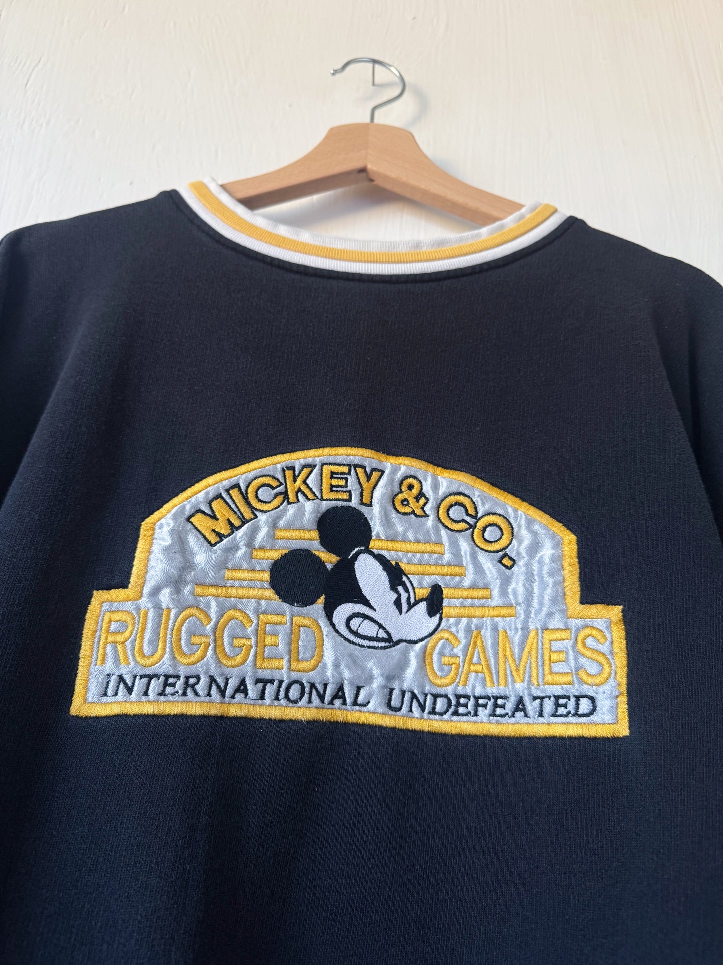 VINTAGE 90’s Mickey Hockey Crewneck - XL/1X