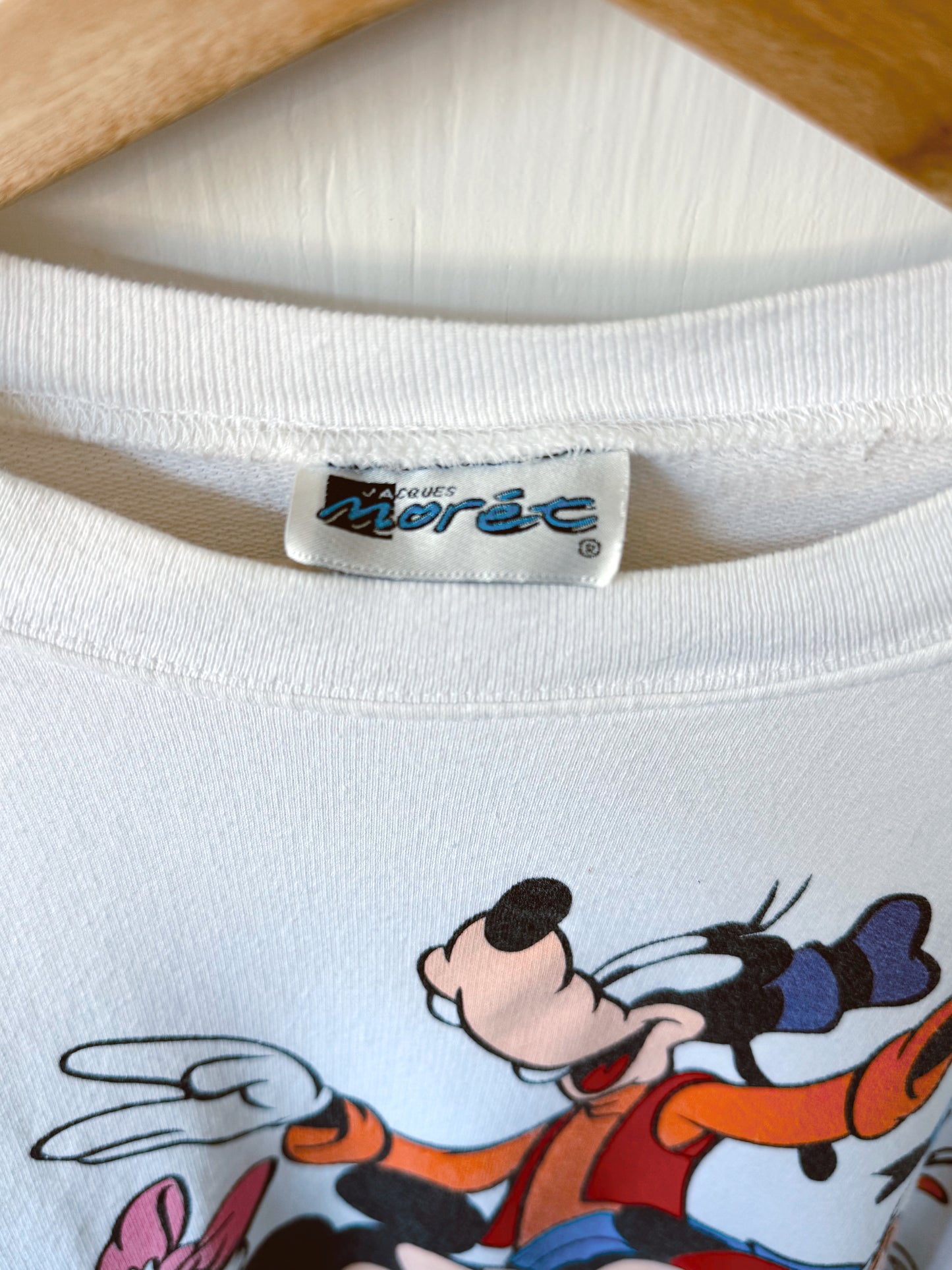 VINTAGE 90’s Mickey + Co White Crewneck - OS