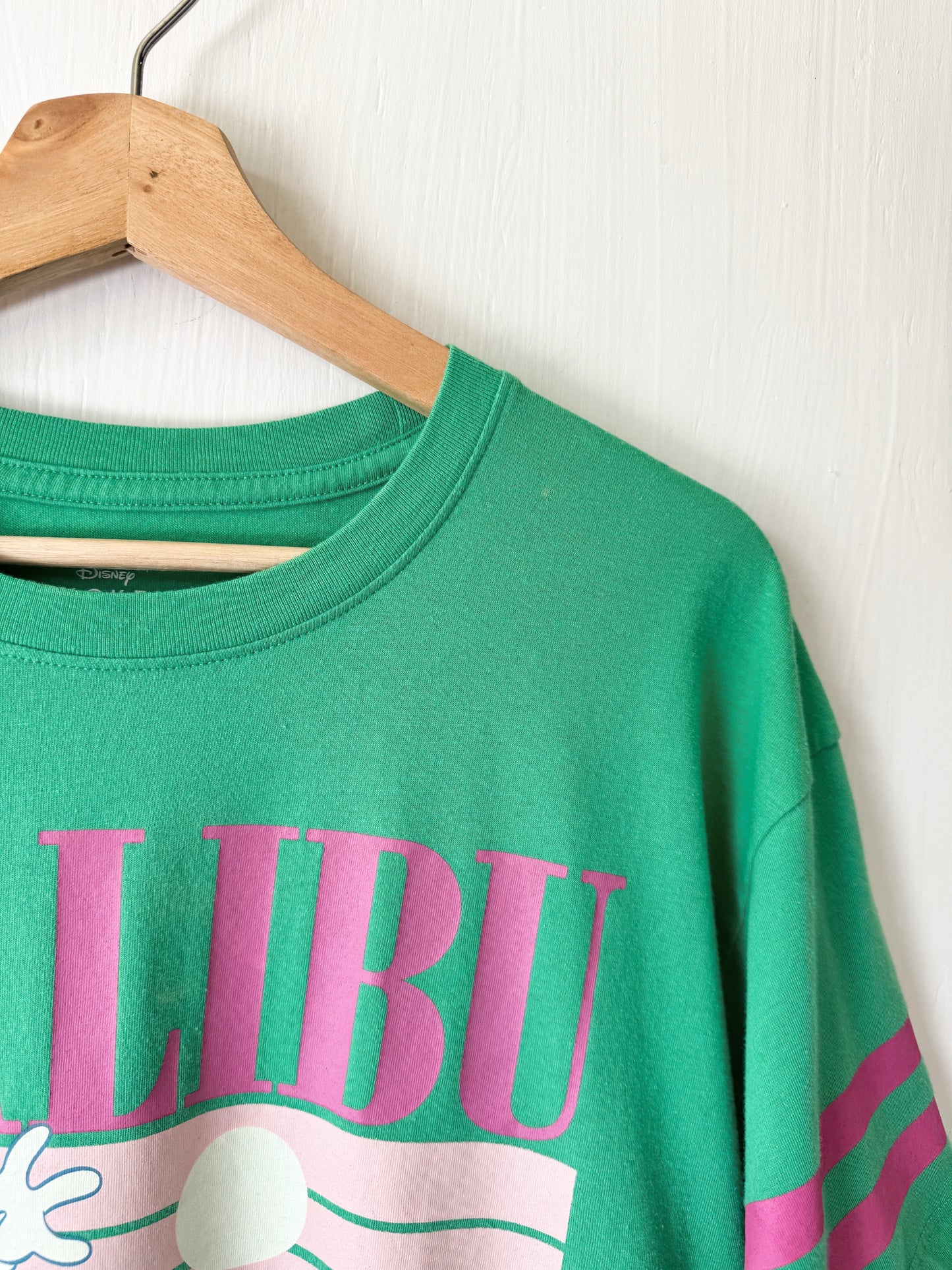 Malibu Tennis Mickey + Minnie Boxy Tee - M