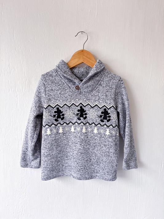 Mickey Fair Isle Sweater - 4T