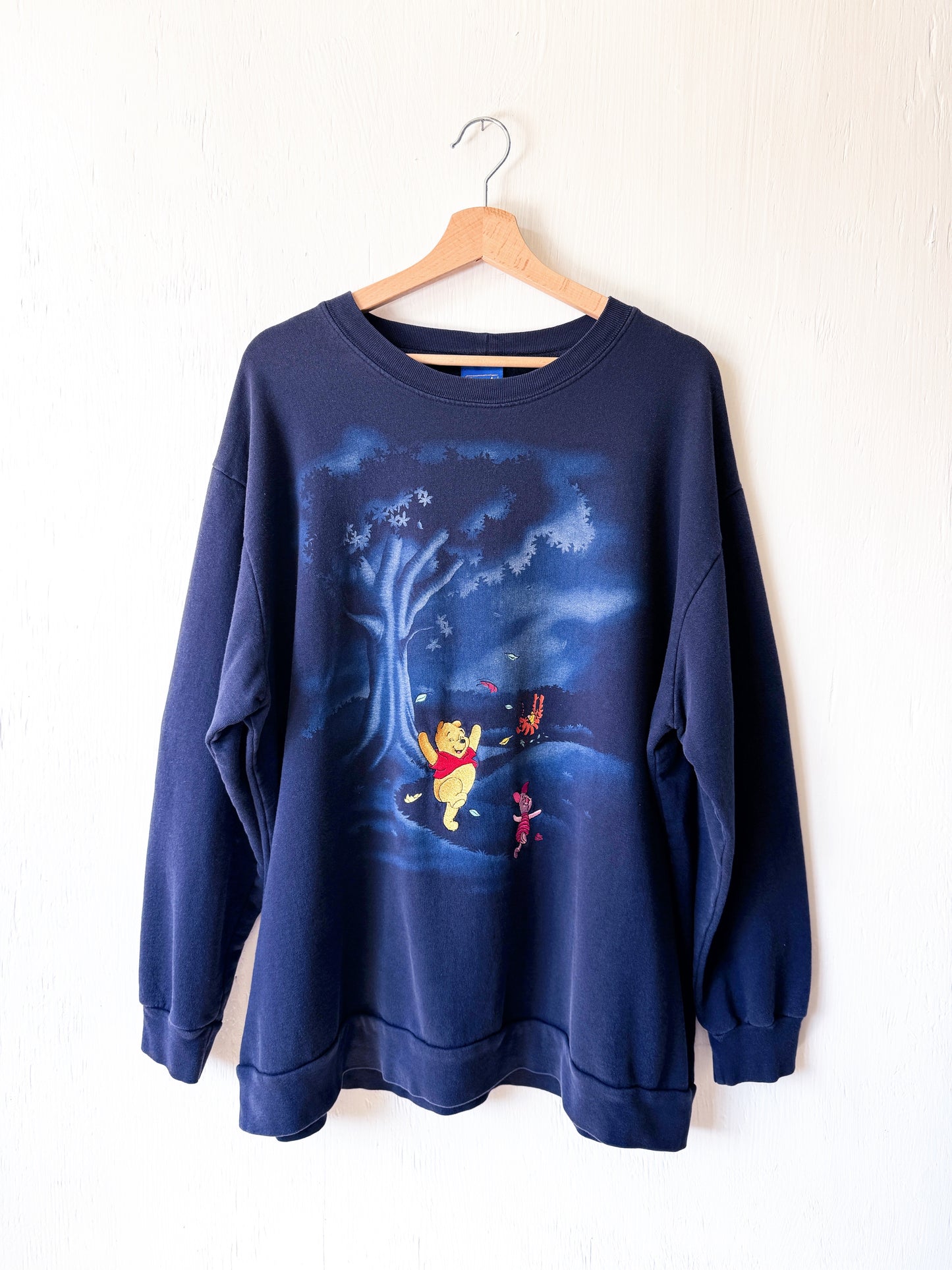 VINTAGE 90’s Fall Leaves Pooh Crewneck - 2X