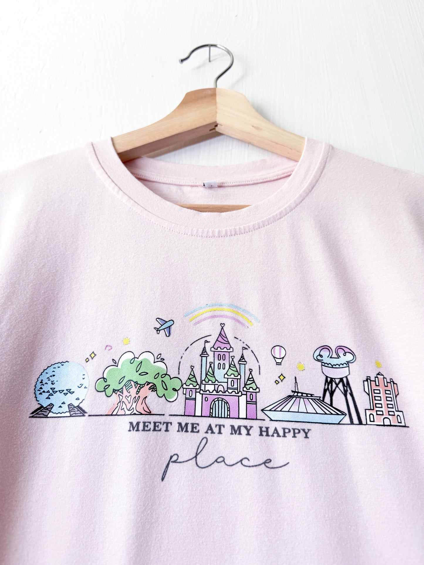 Meet Me At My Happy Place Tee - S