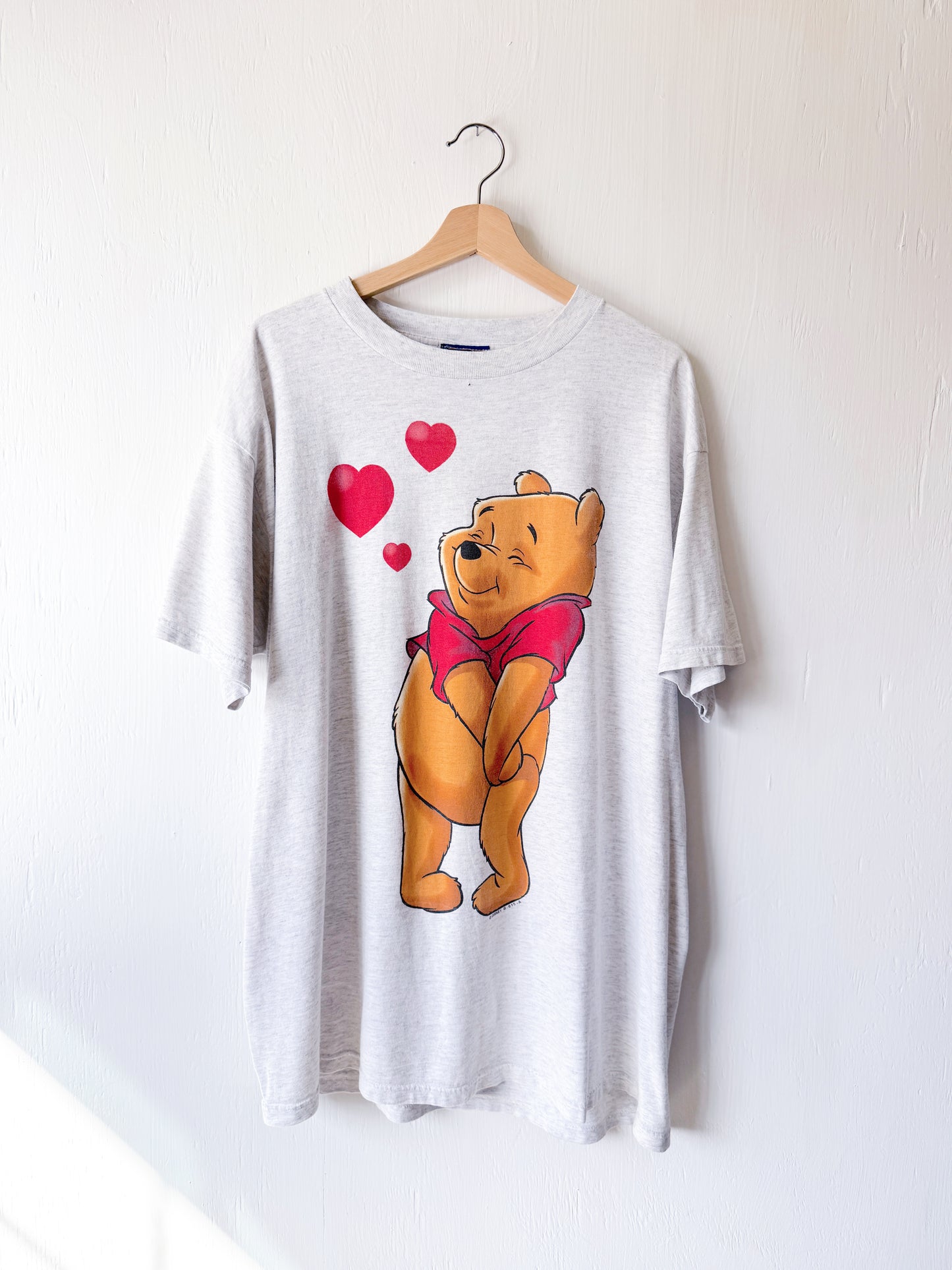 VINTAGE 90’s Rare Pooh Hearts Front Back Tee - XL/1X