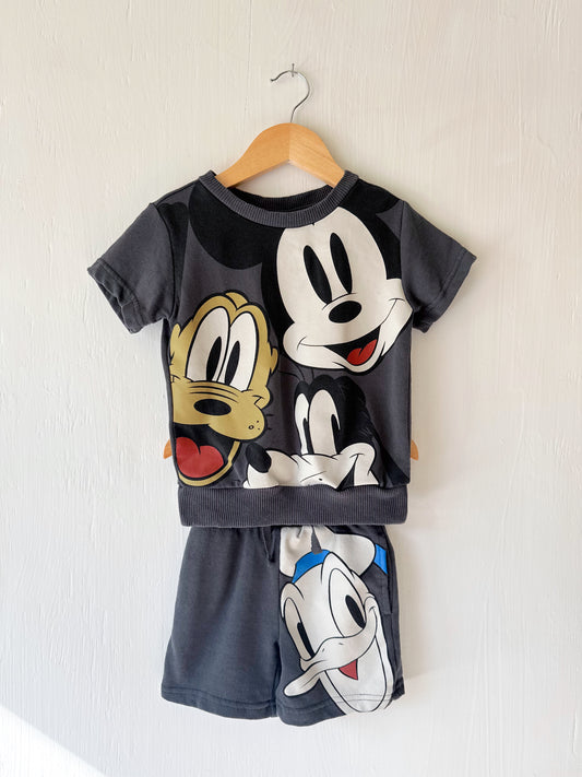 Mickey + Co Shorts Set - 3T