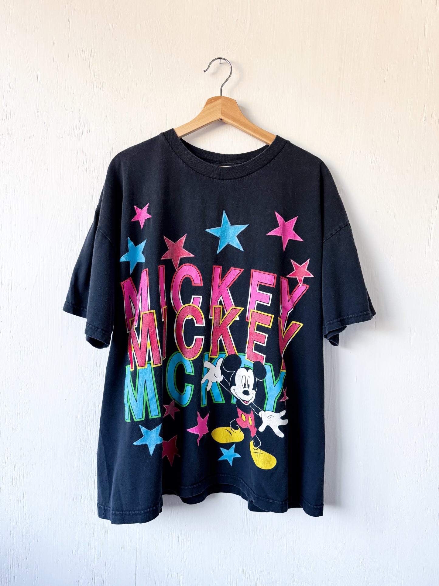 VINTAGE Mickey Stars Tee - XL