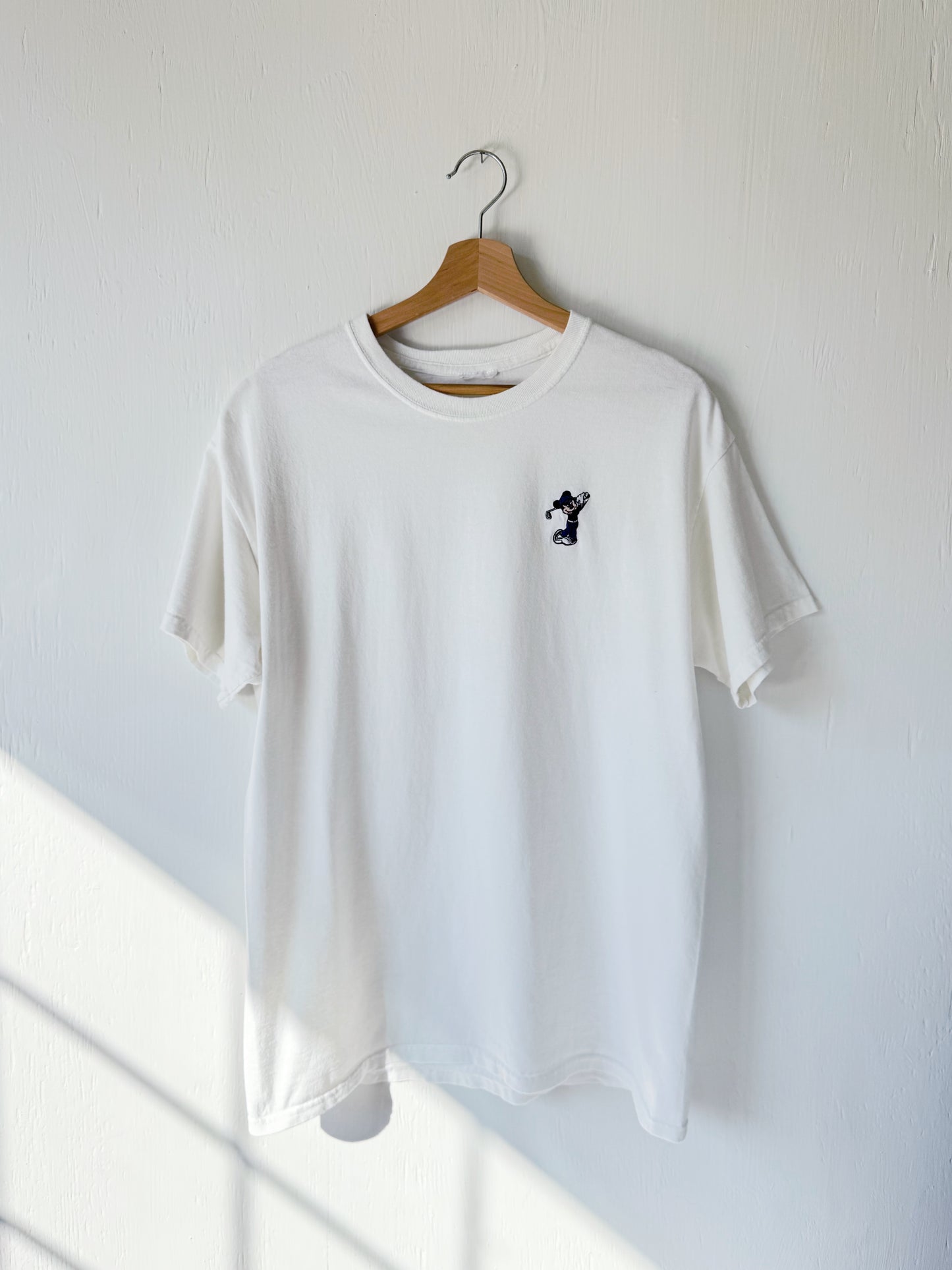 VINTAGE Embroidered Mickey Golf Tee - L