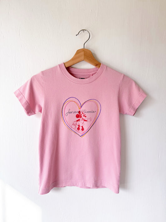 Forever Minnie Heart Tee - Y7/8