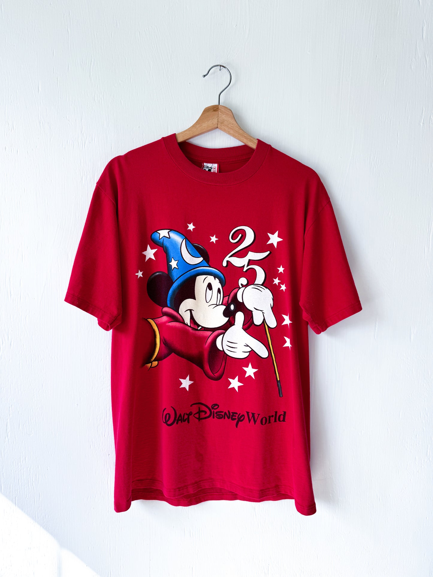 VINTAGE 1996 Sorcerer Mickey Front Back Tee - M/L