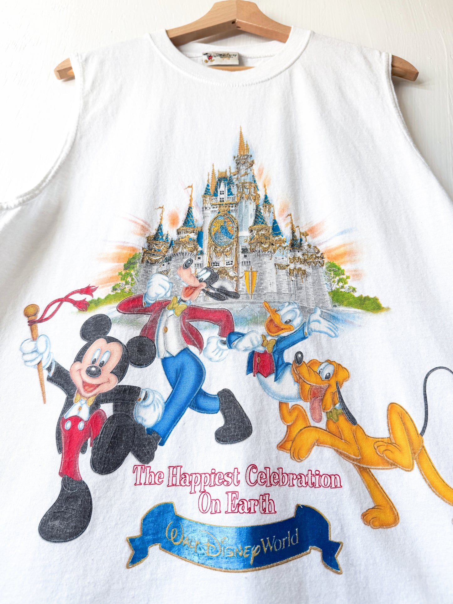 VINTAGE 00’s WDW Happiest Celebration Castle Tank - M