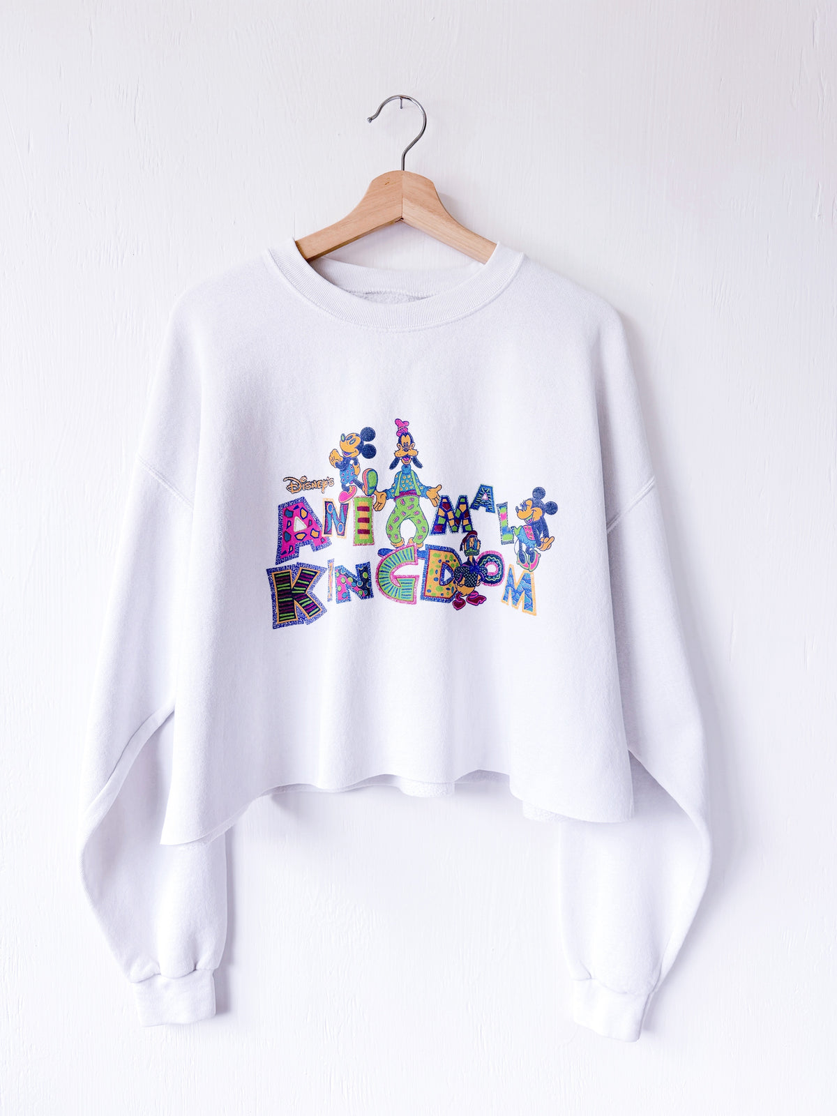 VINTAGE 90’s Animal Kingdom Cropped Crewneck - 2X