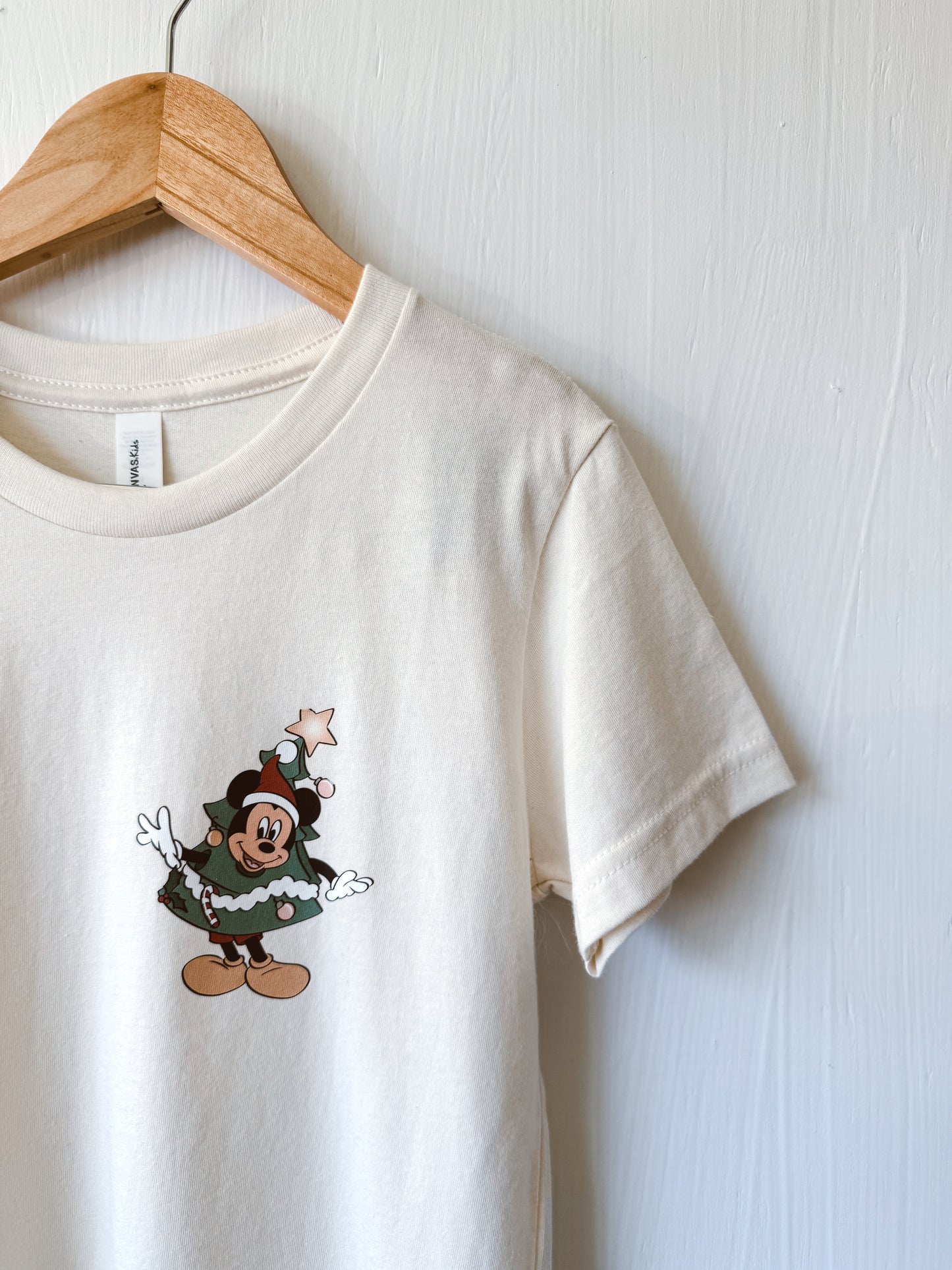 NEW Christmas Tree Mickey Tee - YS (6/8)