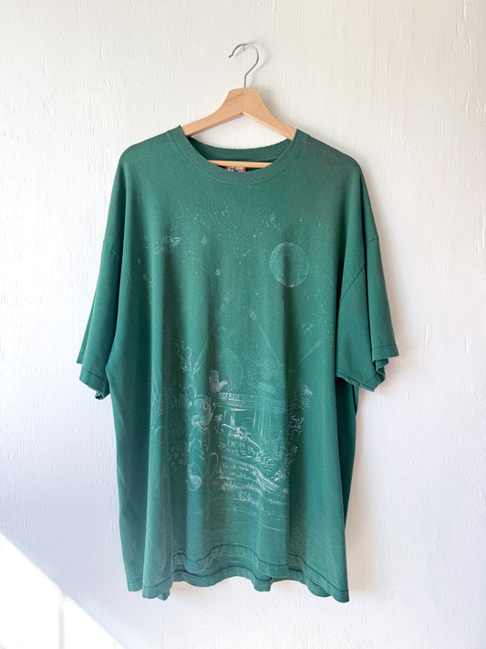 VINTAGE 90’s WDW Scene Tee - XL