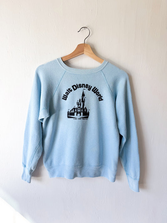 VINTAGE 70’s Walt Disney Productions Castle Crewneck - YL (10/12)