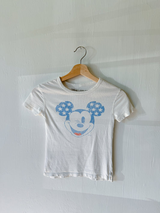 Mickey Patriotic Wink Tee - 5T