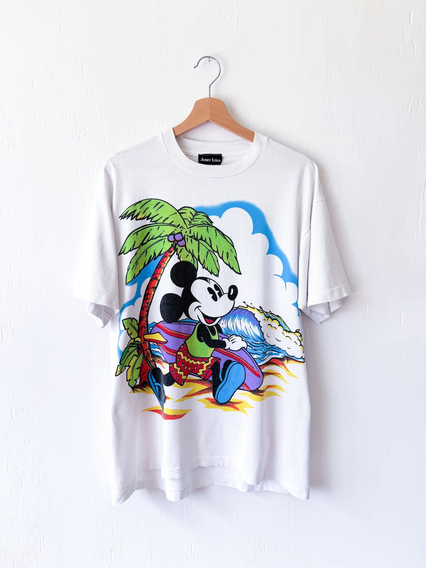 VINTAGE 90’s Surf Mickey Front Back Tee - L