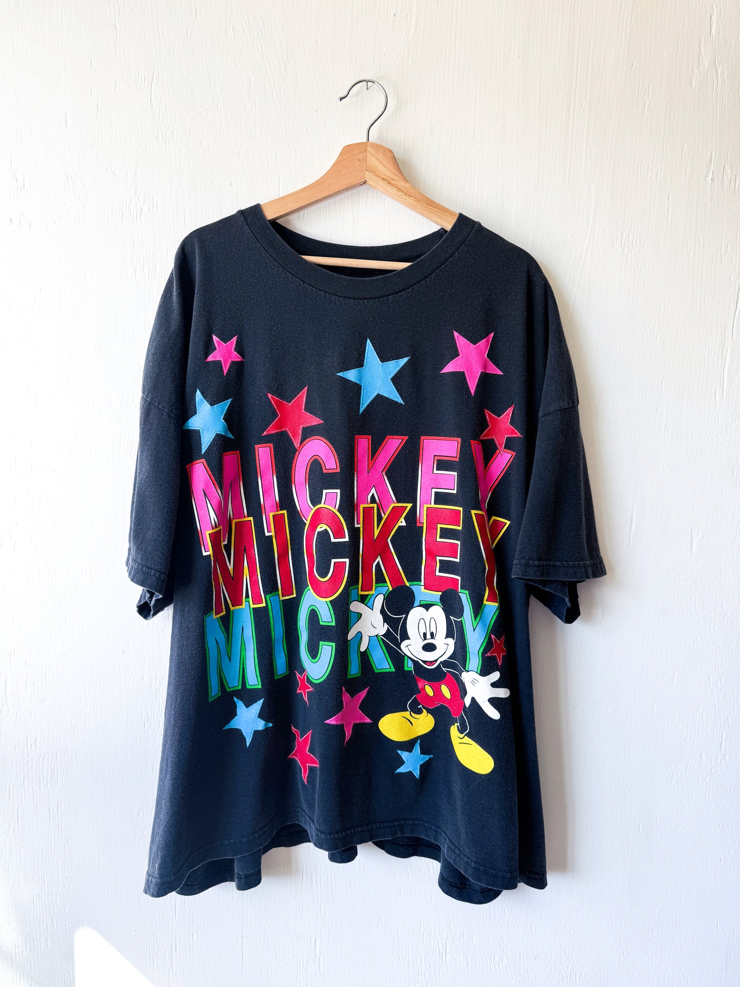 VINTAGE 90’s Mickey Stars Tee - 3X/4X