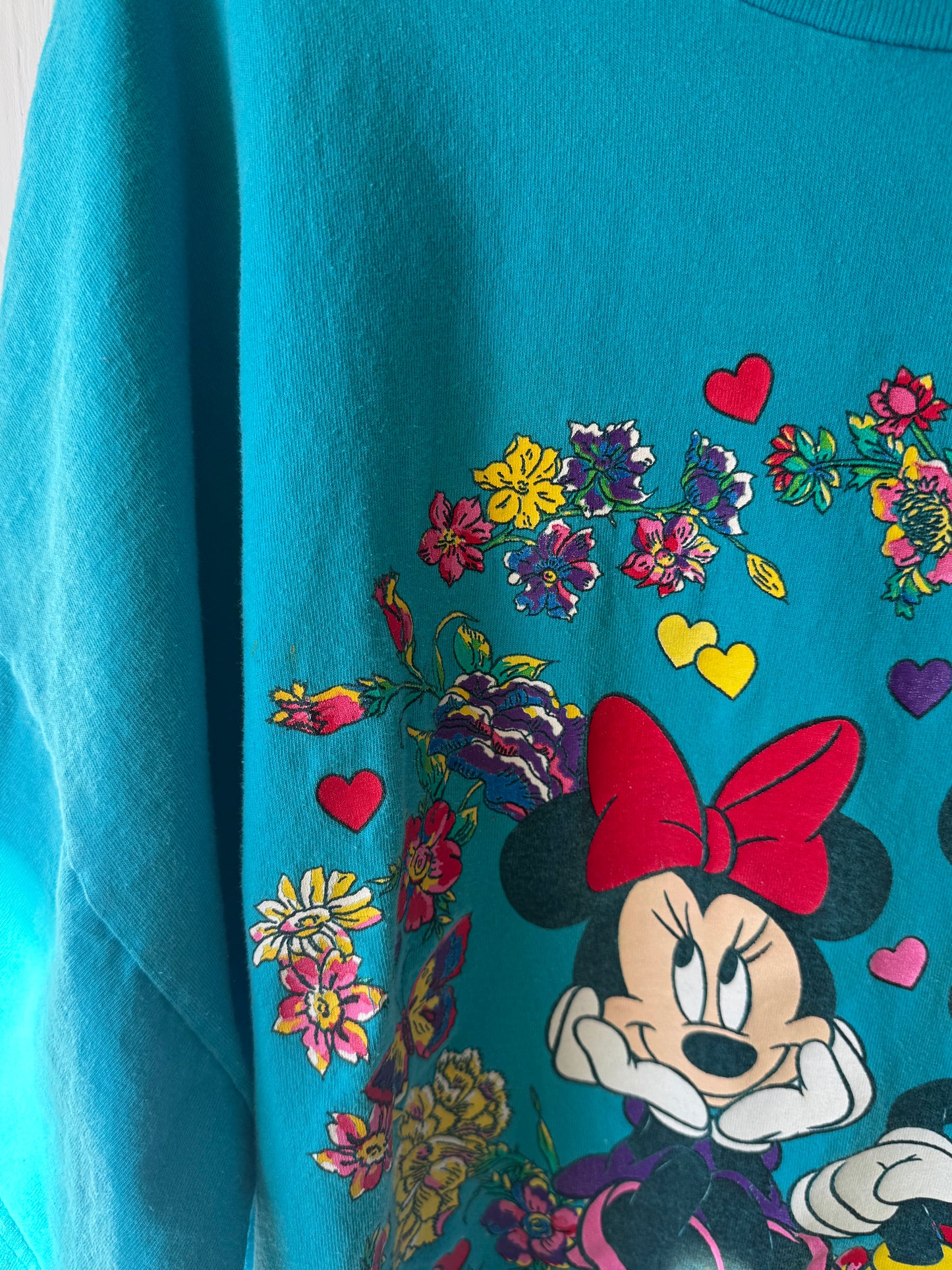 VINTAGE Spring Love Mickey Minnie Tee - OS