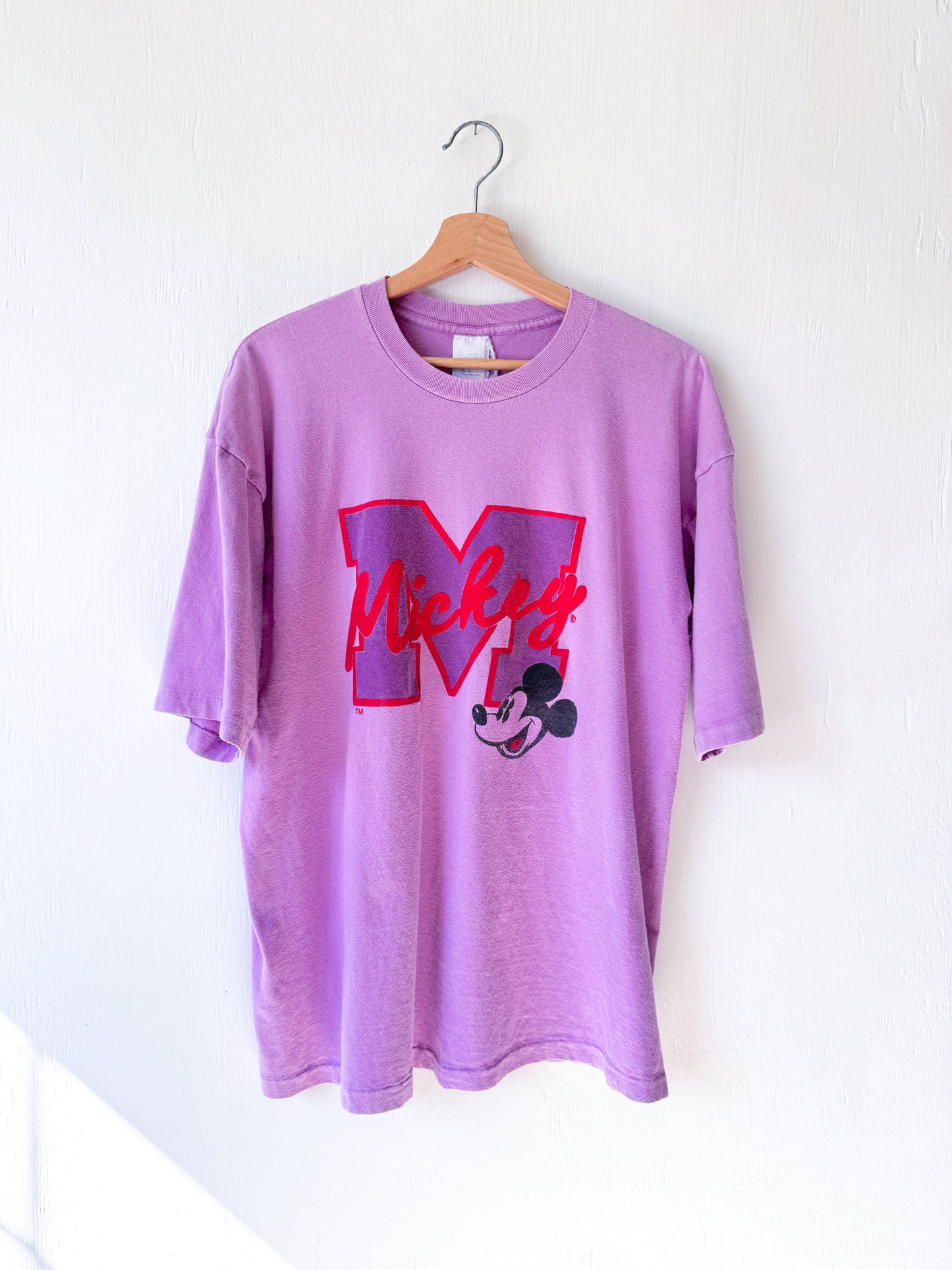 VINTAGE 90’s Big ‘M’ Classic Mickey Tee - L/XL