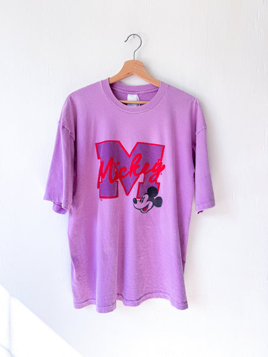 VINTAGE 90’s Big ‘M’ Classic Mickey Tee - L/XL