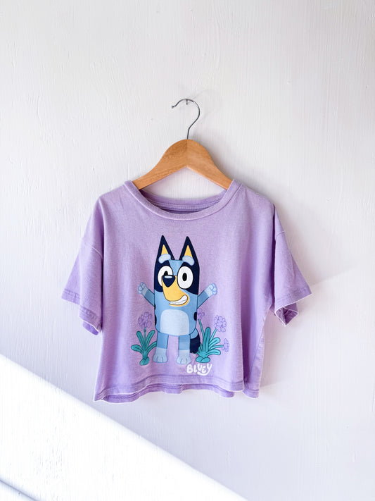 Bluey Floral Boxy Tee - YS (6/7)