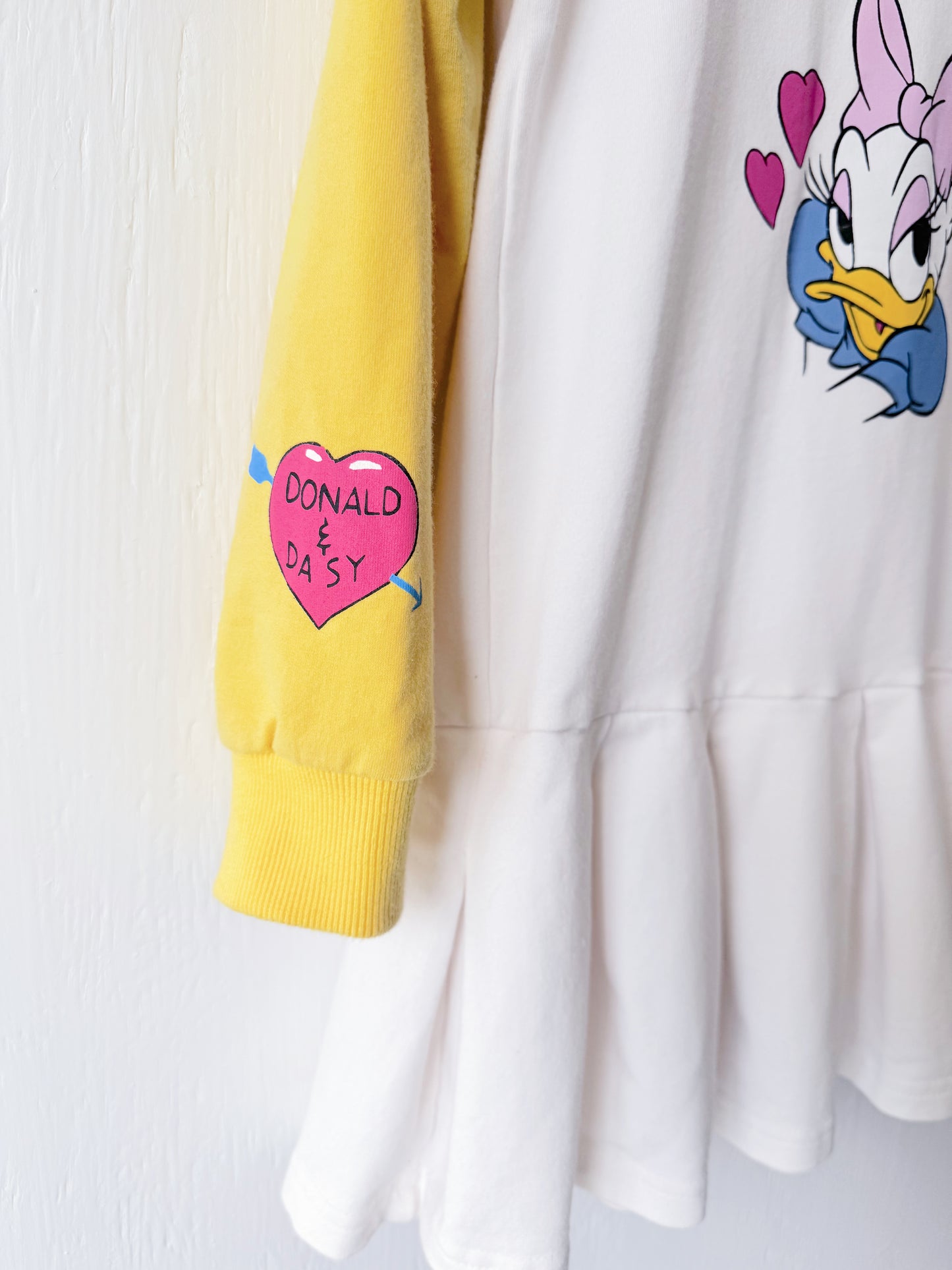 Daisy Pleated Sweatshirt Dress - YM