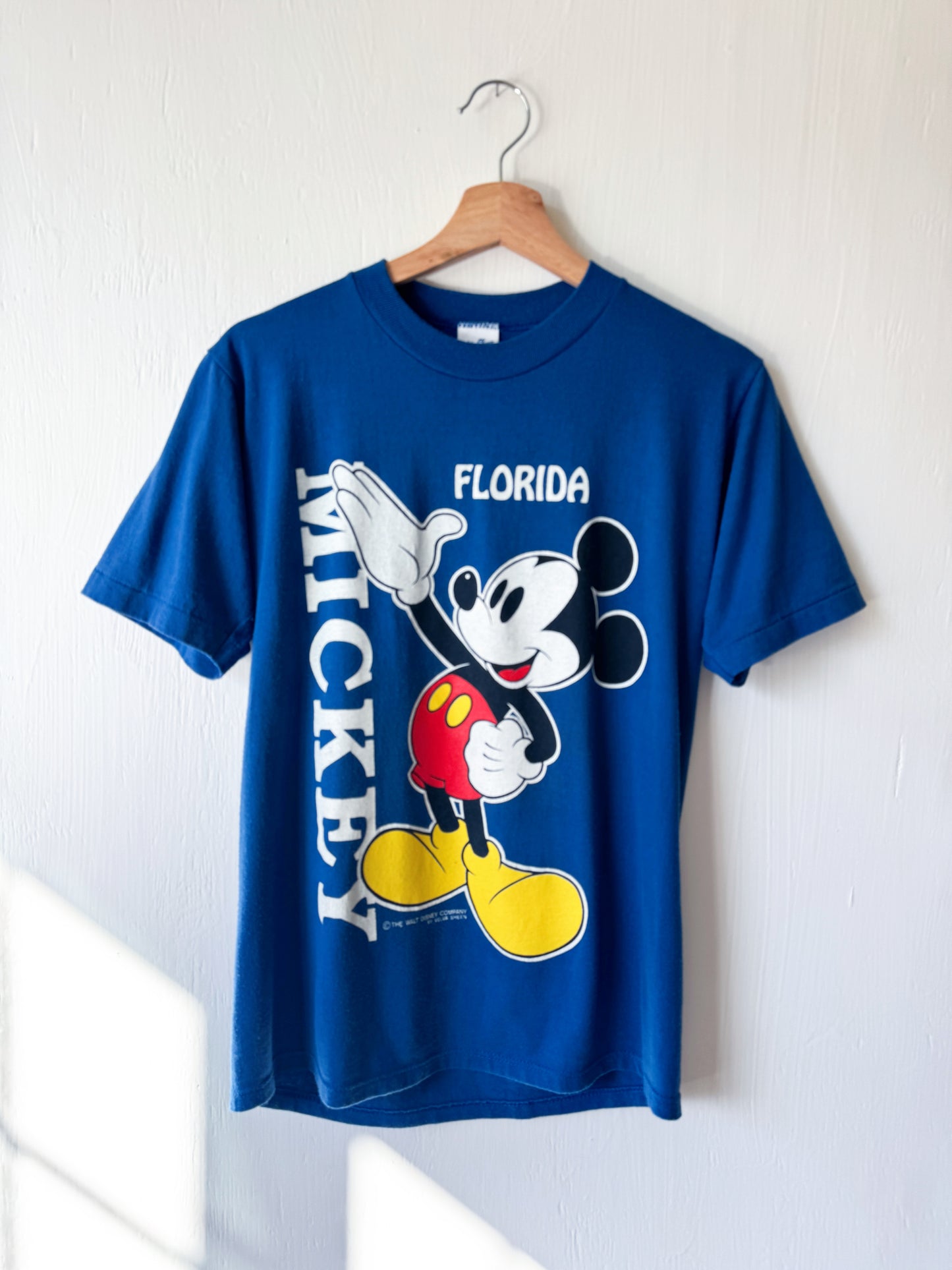 VINTAGE 90’s Front Back Mickey Tee - M