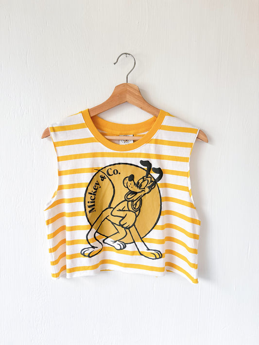 Retro 90’s Pluto Striped Tank - M