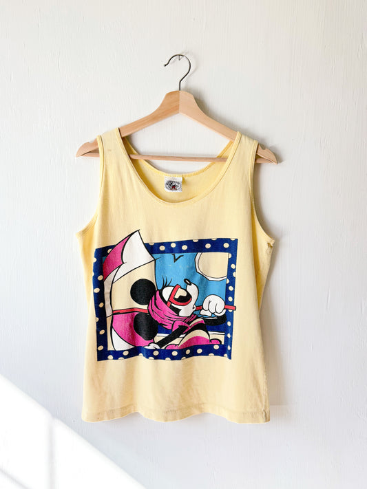VINTAGE 90’s Lounging Minnie Tank - L