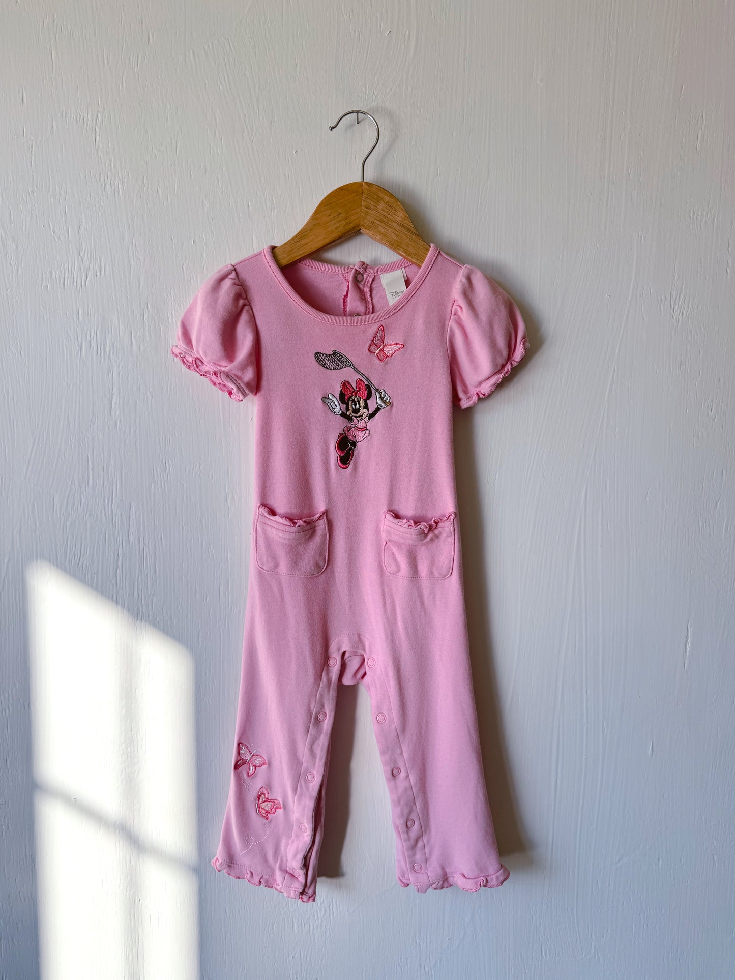 Minnie Butterfly Embroidered Jumper - 18M