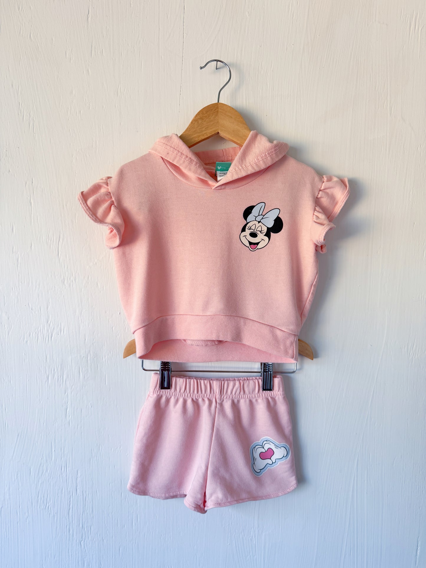 Minnie Sparkle Shorts Set - 24M
