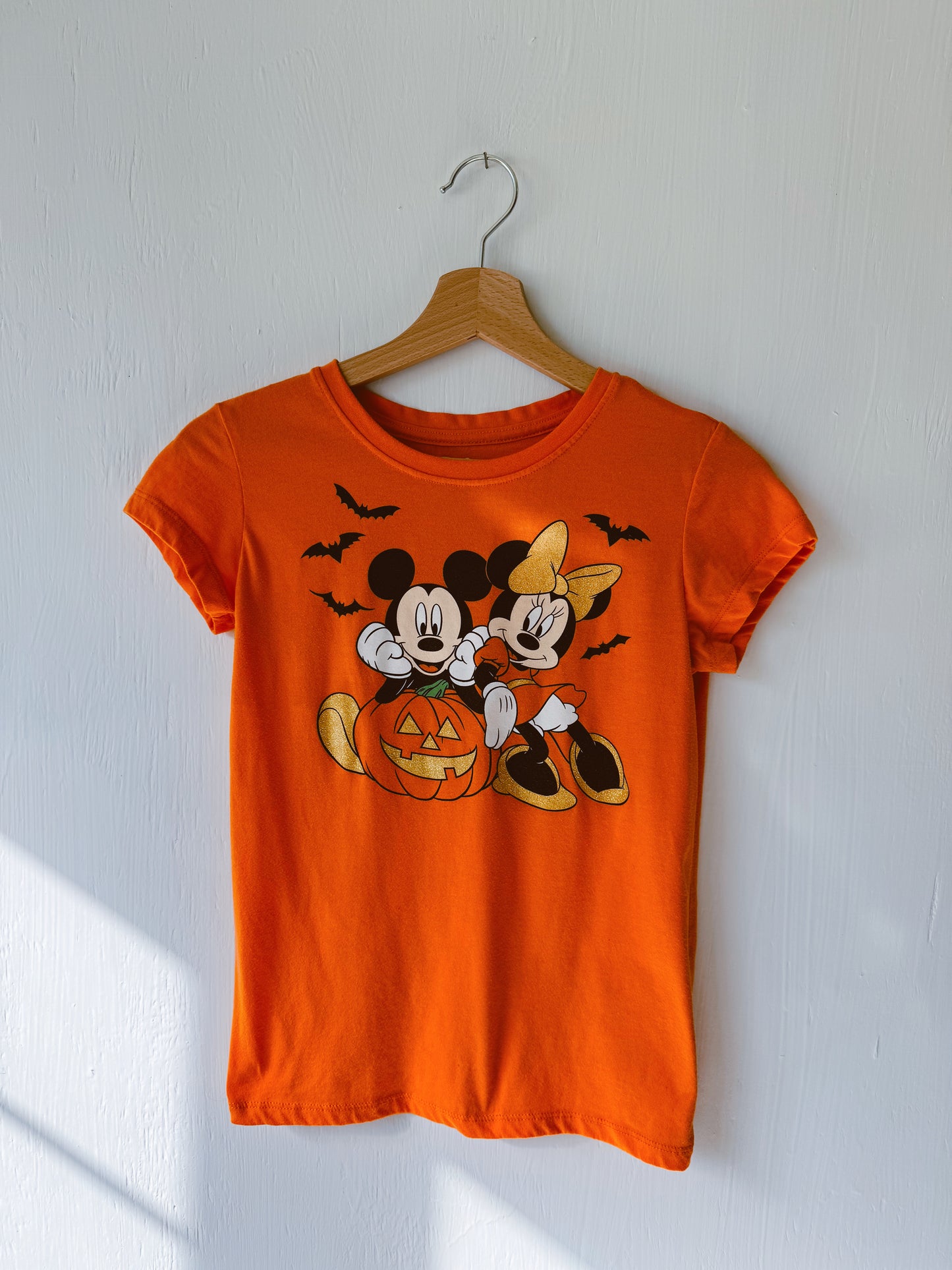 Mickey + Minnie Pumpkin Tee - YL