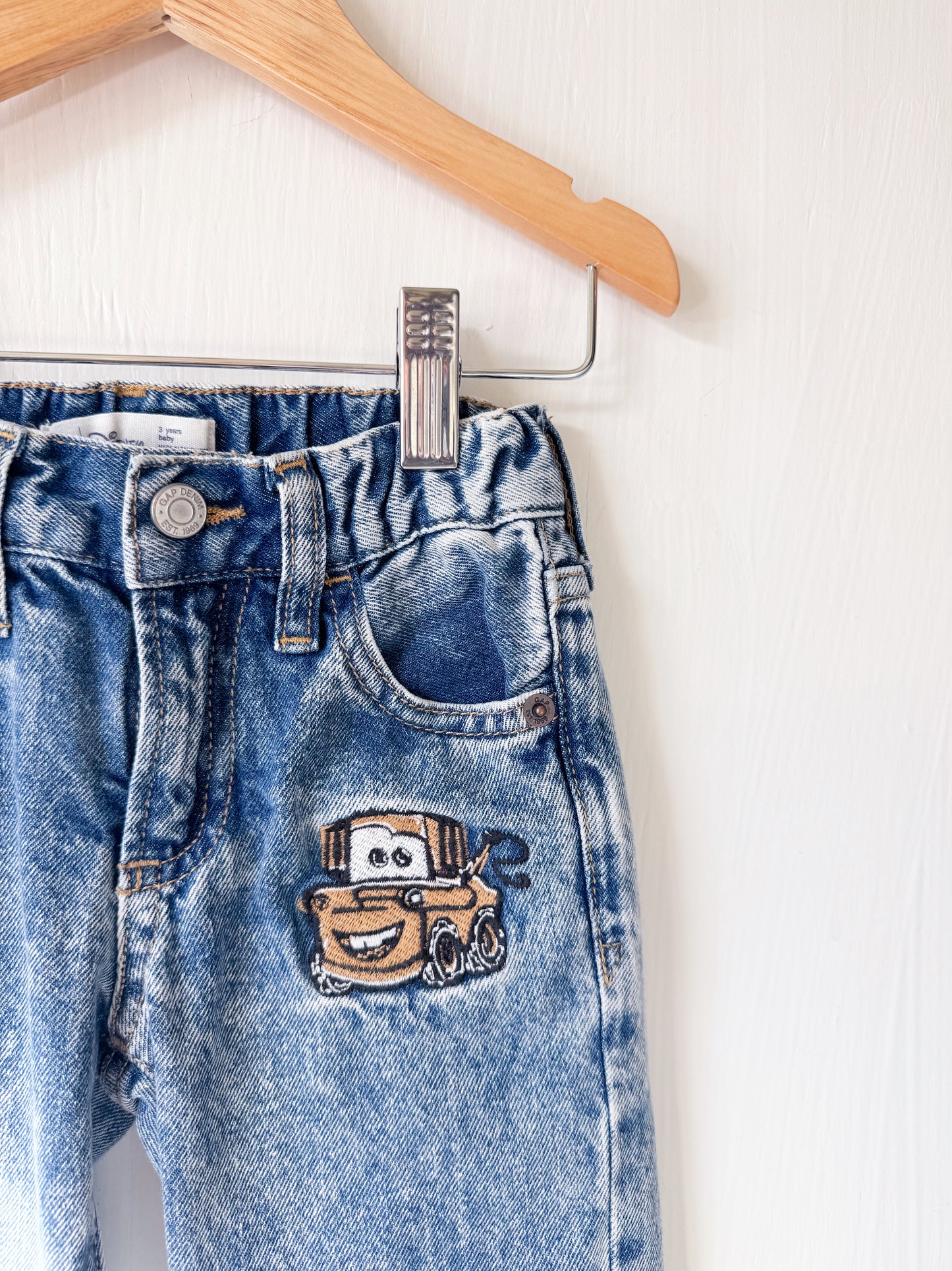 GAP x Disney Cars Denim - 3T