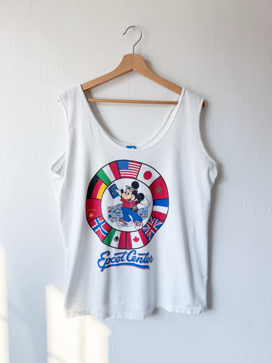 VINTAGE 90’s Epcot Tank - L