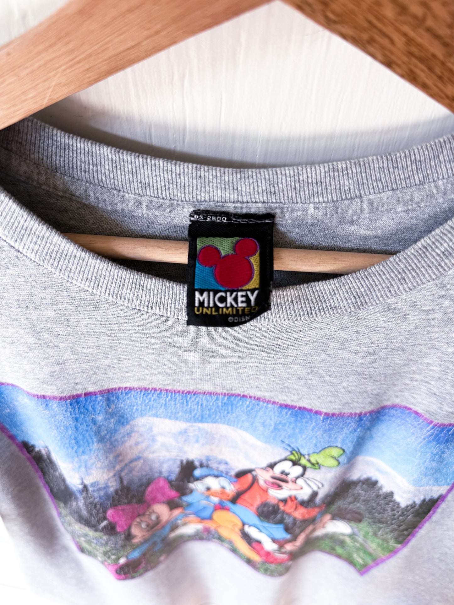 VINTAGE 90’s Mountain Air Mickey’s Crew Tee - L/XL