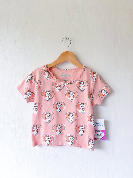 NEW Aristocats Print Top - Y10/12