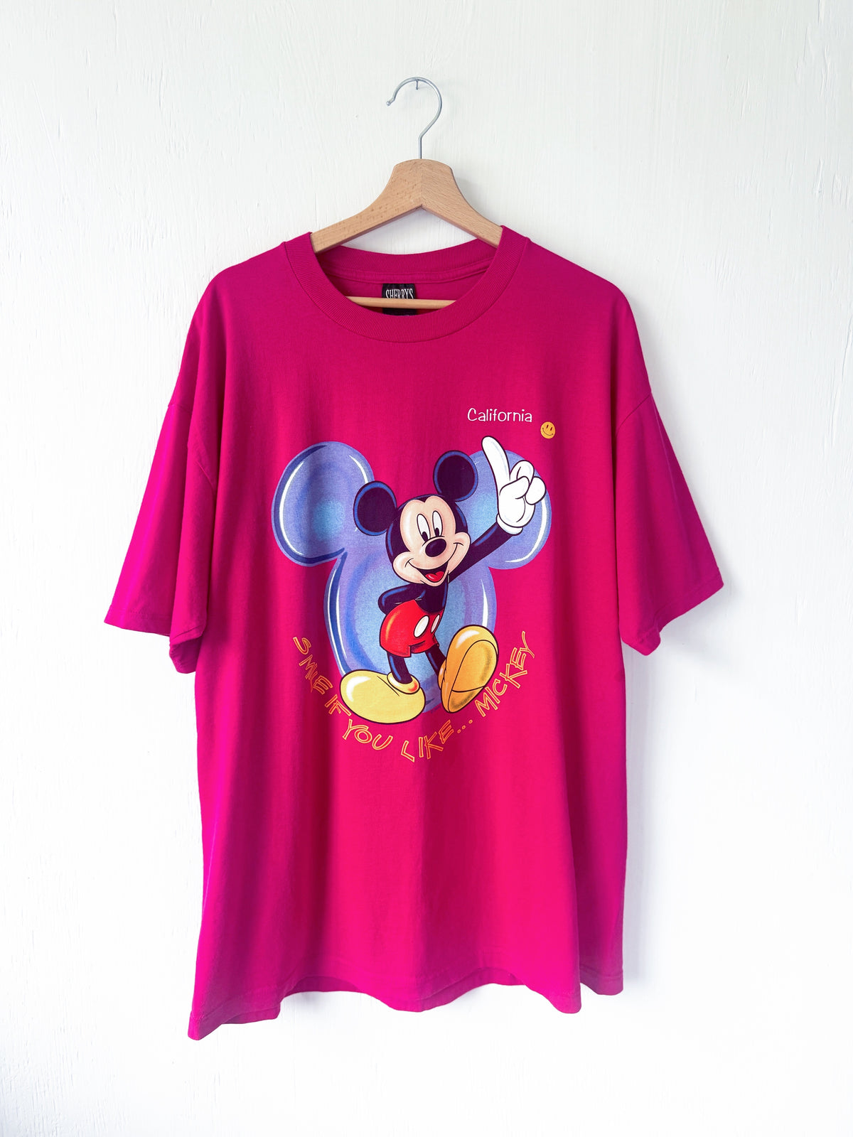 VINTAGE 90’s Smile Mickey Tee - XL